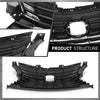 G-PLUS Front Bumper Upper Grille Compatible with LX RX350 2016-2018, Fit LX RX450H 2016-2019 & RX350L 2018, 531110E170, LX1200180 Gray
