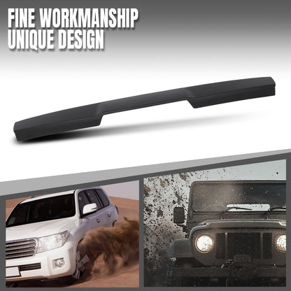 G-PLUS Rear Trunk Roof Spoiler Lip Wing Compatible with Ford F150 All Cabs 2009 2010 2011 2012 2013 2014 Trunk Roof Spoiler Lip Wing Black