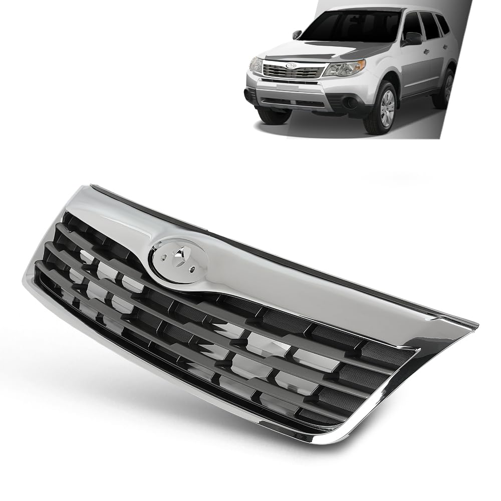 G-PLUS Front Bumper Grille Grill Compatible with Subaru Forester 2014-2016,Fit For Models With Type 1 Grille 91121SG050, SU1200155