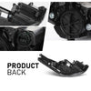 G-PLUS Headlight Compatible with Elantra Sedan 2011-2013 Clear Lens Chrome Housing Amber Reflector Left Side Bumper Headlamps,faros delanteros