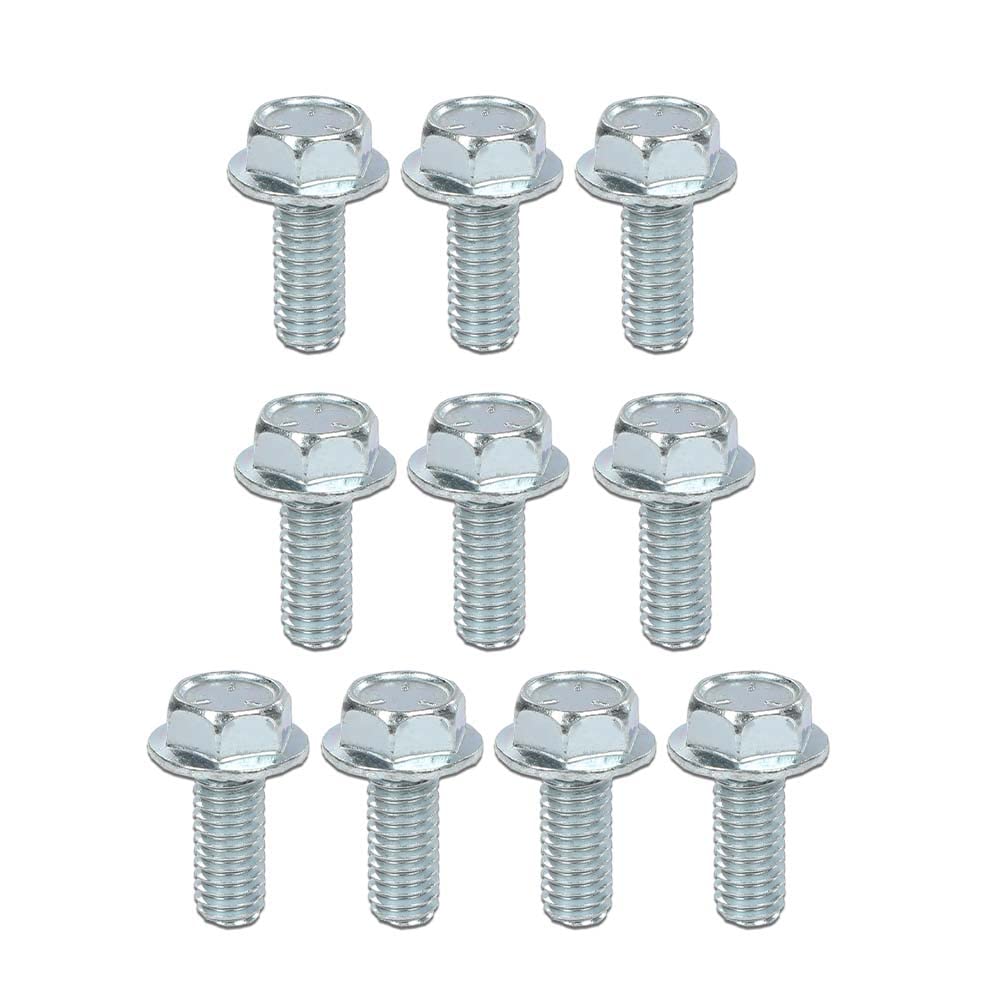G-PLUS Bolt Rear End Cover Bolts Differential Fit Chevy Pontiac Oldsmobile and GMC 10 Silver