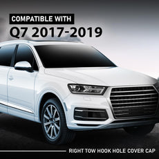 G-PLUS Tow Hook Cover for Audi Q7 2017-2019 Front Right Side Front View