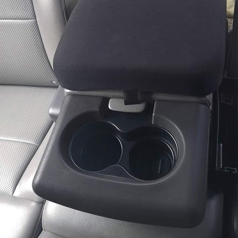 G-PLUS Center Console Cup Holder Pad Replacement Compatible with Ford F150 2004 2005 2006 2007 2008 2009 2010 2011 2012 2013 2014 (Dark Grey)