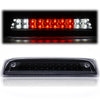 G-PLUS High Mount LED 3rd Brake Light Compatible with 2014 2015 2016 2017 2018 Chevy Silverado GMC Sierra Rear Tail Cargo Lamp Waterproof Black Housing Clear Lens