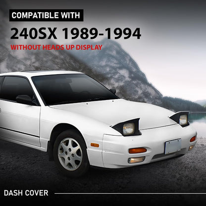 G-PLUS Dash Cover Compatible with Nissan 240SX 1989-1994 Without Heads Up Display Dashboard Panel Bezel