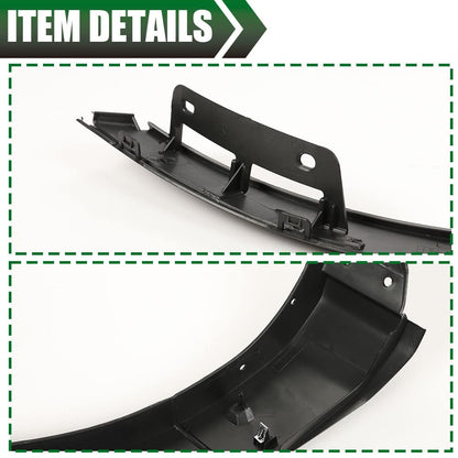 G-PLUS Fender Flares Pair Compatible With 2011-2015 Ford Explorer, Wheel Fender Arch Molding Trim BB5Z16038AA BB5Z16039AA Black (Front Left+Front Right Side)
