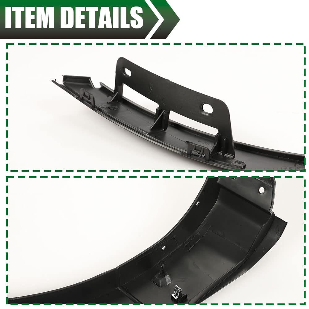 G-PLUS Front Fender Flares Compatible with Ford Explorer 2011-2015, LH Driver & RH Passenger Side Wheel Fender Arch Molding Trim, BB5Z16039AA, BB5Z16038AA, Textured Factory Style