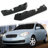 G-PLUS Front Upper Bumper Brackets Set Compatible with Accent 2006-2011 HY1067113, HY1066113, 865921E000, 865911E000 Left & Right