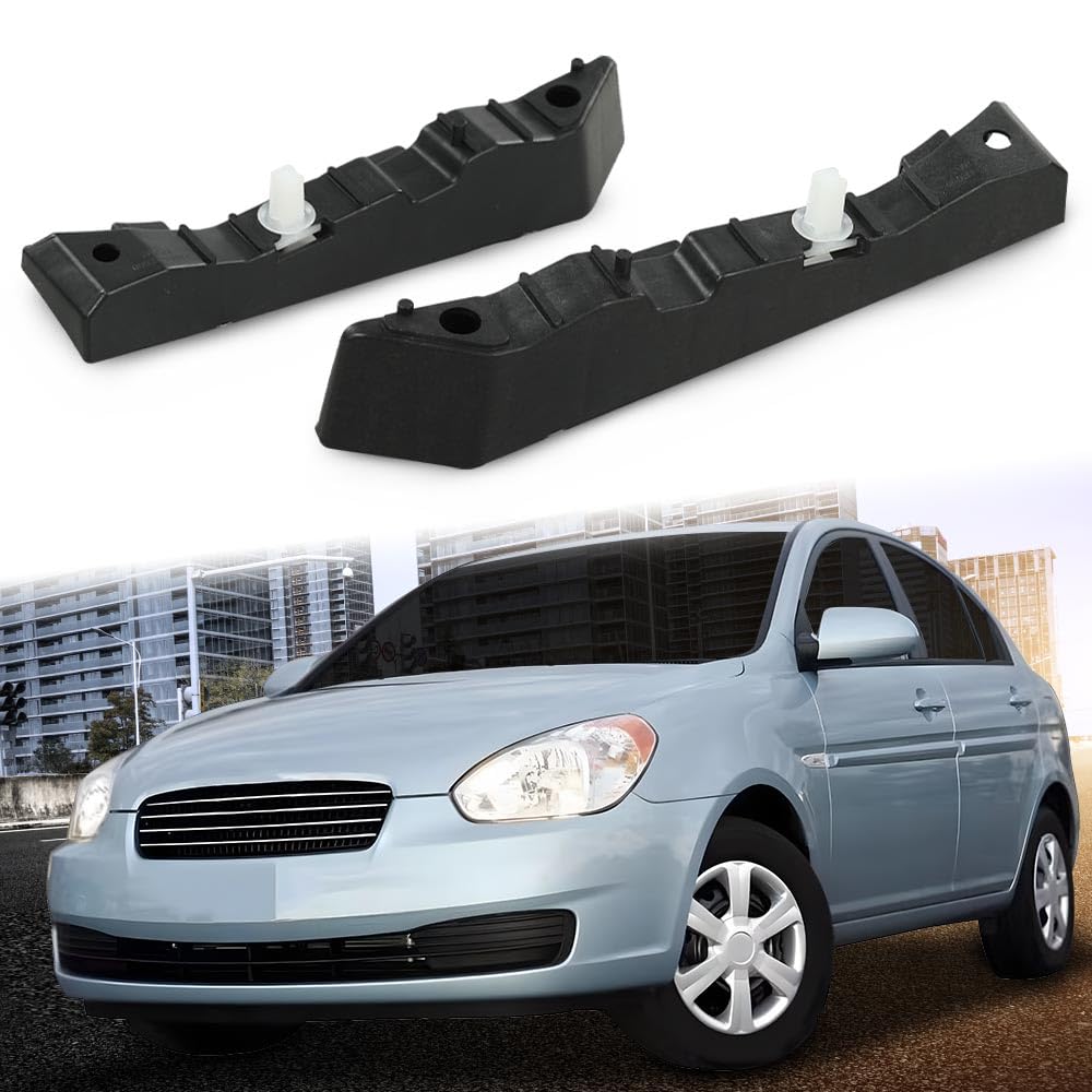 G-PLUS Front Upper Bumper Brackets Set Compatible with Accent 2006-2011 HY1067113, HY1066113, 865921E000, 865911E000 Left & Right