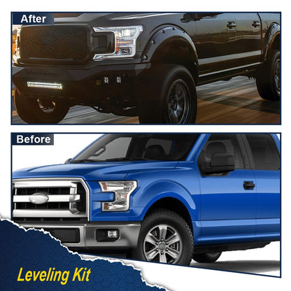 G-PLUS 2" Molded Bolt Leveling Kit Compatible With 2009-2020 F150 2WD 4WD (Bolt-On Kit)