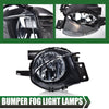 GPLUS Bumper Fog Lights W/bulb Compatible With 2006-2008 BMW E90 325i 328i 330i 335i, Driver & Passenger Side Bumper Mounted Fog Lamps (Smoky lens) neblineros para autos delantero faros antiniebla