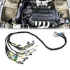 G-PLUS Tucked Engine Harness Fit Honda Civic Integra B16 B18 D16&B/D-Series OBD1 Tucked Budget Engine Harness w/OBD1 Dist/Inj/Alt & 92-95 ECU Plugs CNCH-0BD1-1