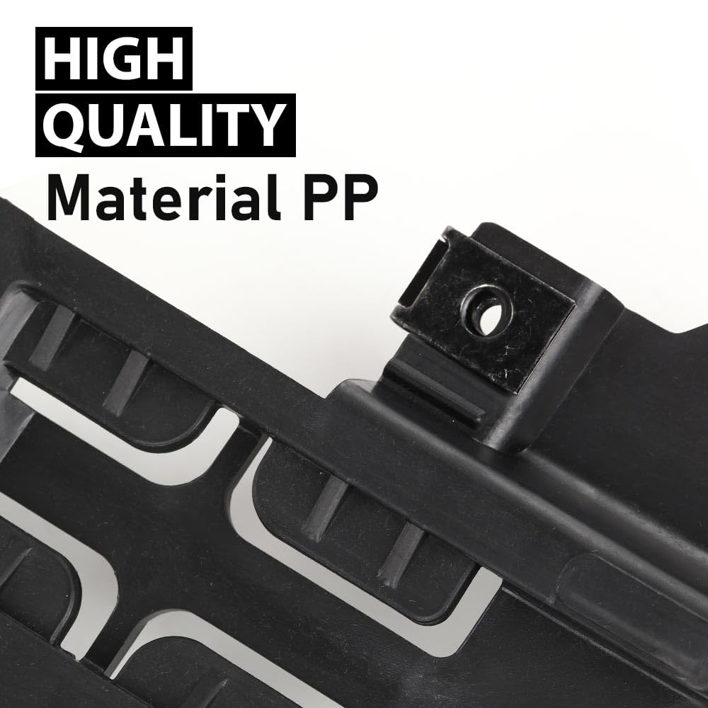 G-PLUS Headlight Mount Support Plate Bracket Set 4Pcs Compatible with Audi Q5 (8R) 2009-2012 Black 8R0805607A, 8R0805607B, 8R0805608A, 8R0805608B