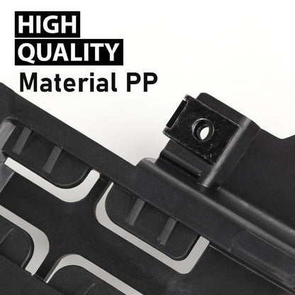 G-PLUS Headlight Mount Support Plate Bracket Set 4Pcs Compatible with Audi Q5 (8R) 2009-2012 Black 8R0805607A, 8R0805607B, 8R0805608A, 8R0805608B