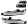 G-PLUS LED Pair Fog Lamp Daytime Running Lights, Compatible with Benz W221 S63 AMG 2007-2013, LH Driver & RH Passenger Side 2PCS, 2218201356, 2218201456