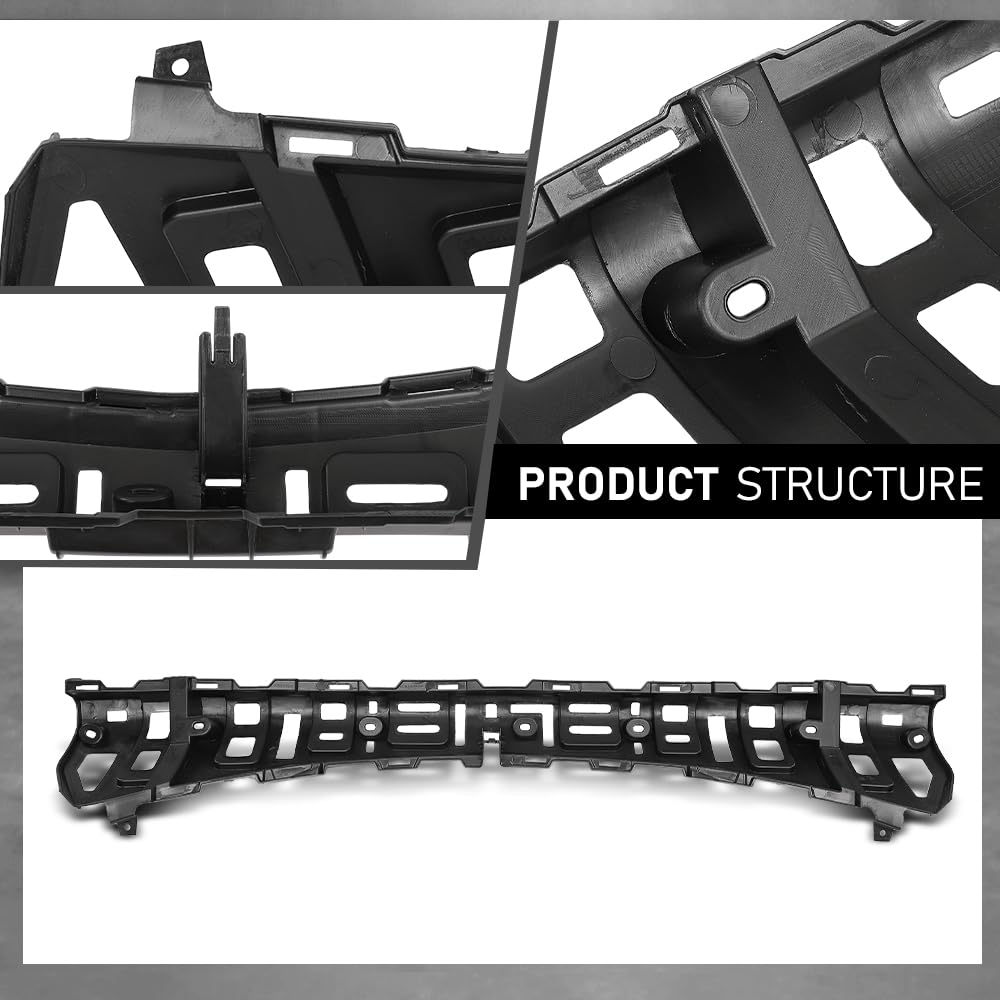 G-PLUS Front Upper Center Bumper Cover Support Compatible with Toyota Sienna LE XLE Limited Platinum 2021-2023 5252108010, TO1041118 Black