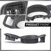 G-PLUS Dashboard Bezel Cluster Dash Bezel Trim Double Din Compatible with Chevy Blazer S10 GMC Jimmy Sonoma 1998-2004 Dark Gray