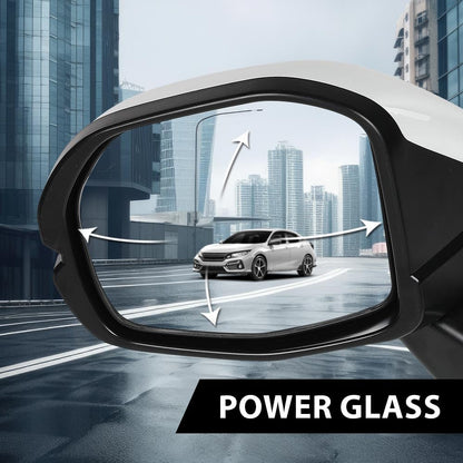 G-PLUS Power Heated Mirror w/Turn Signal Left Driver Side Compatible with Honda CRV 2023-2024 Power Folding 76258-3B4-H11 76208-3B4-H11 White