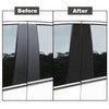 G-PLUS 6pcs Set Door Trim Piano Decal Compatible with BMW 3 Series E90 2005 2006 2007 2008 2009 2010 2011 2012