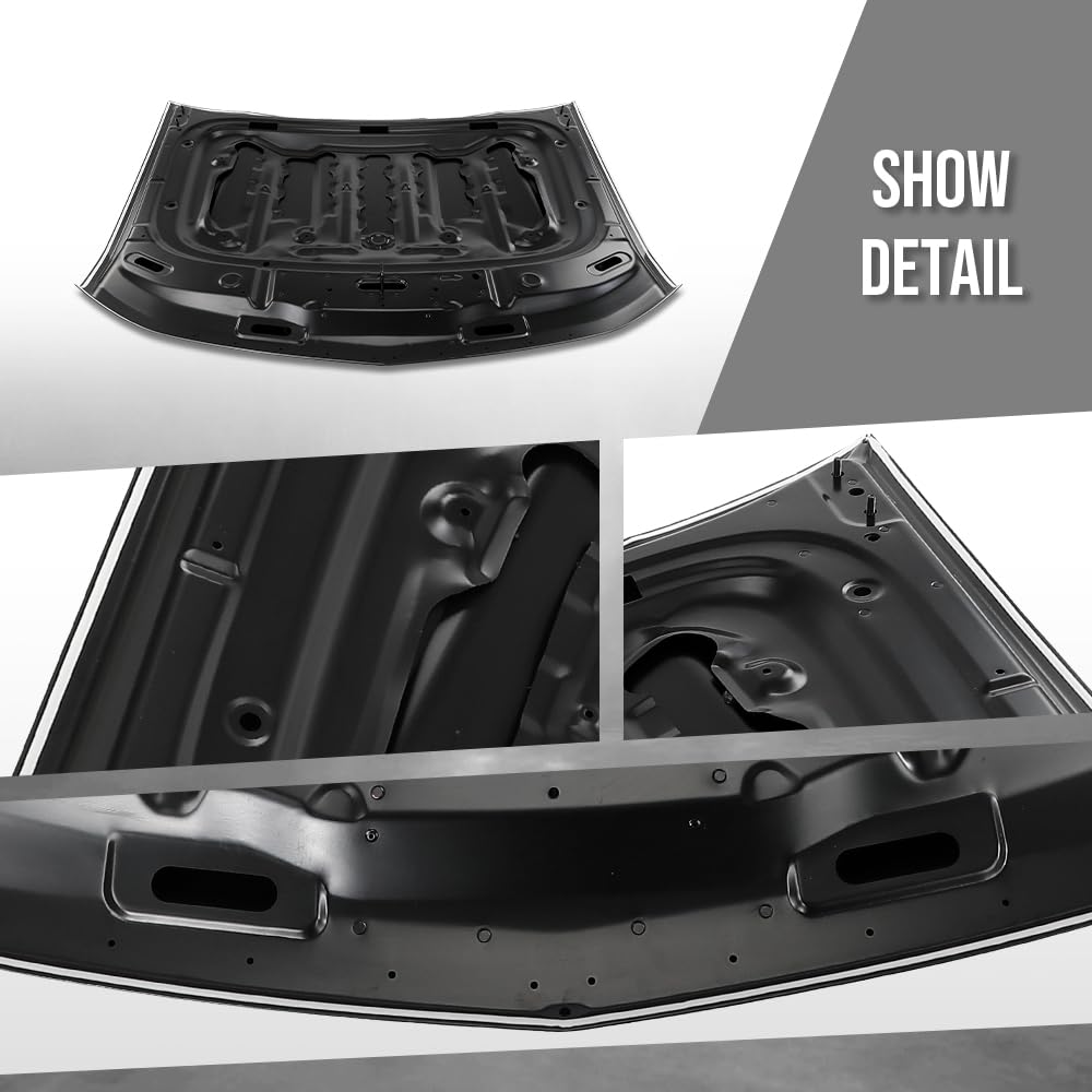 G-PLUS Front Hood Compatible with Chevy Colorado Z71 2023-2024 Black