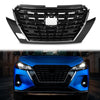 G-PLUS Front Bumper Upper Grille Compatible with Nissan Kicks 2020 2021 2022 2023 623105R05A Black Grill