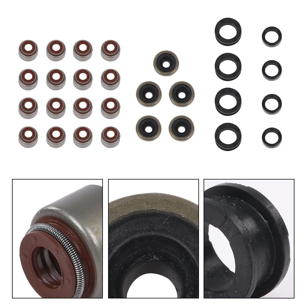 G-PLUS Head Gasket Set Bolts F23A7 Compatible with Acura CL 2.3L 1998-1999/Fit Honda Accord 2.3L 1998-2002/Fit Isuzu Oasis 2.3L 1998-1999/Fit Honda Odyssey 2.3L 1998 HS26155PT ES71329