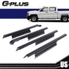 G-PLUS Rocker Panel Black Compatible with Chevy Silverado 1500 Crew Cab 2014 2015 2016 2017 2018 Rocker Panel Protector Guard Covers