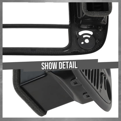 G-PLUS 1Set Center Dash Radio Surround Bezel Trim Panel Compatible with 2000-2003 Ford F150/2000-2002 Ford Expedition Grey Dashboard Cover