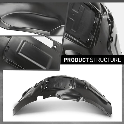 G-PLUS Fender Liner Front Passenger Right Side Upper Compatible with BMW 320i/320i xDrive Base Sedan Standard, Modern, and Luxury Line Models 2012-2018, 51717260726, BM1249131