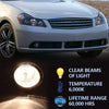 1 Pair Left And Right Fog Light Lamps Compatible With H11 Bulbs Compatible with Nissan Sentra Altima Rogue Maxima Murano Versa Pathfinder/Infiniti