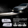 G-PLUS LED Fog Lights, Compatible with Acura TL 2004-2008/ Honda Accord 2003-2007 4 Doors Bumper Driving Fog Lights + Wiring (4 Doors only) Clear Lens