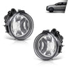 G-PLUS Fog Light Lamp Pair of Left & Right Side Compatible with BMW X1 2016-2019 / X2 2018-2021 Fit BMW X3 2011-2017 / X4 2015-2018 w/o Adaptive Headlamps 63177238787, 63177238788 Black