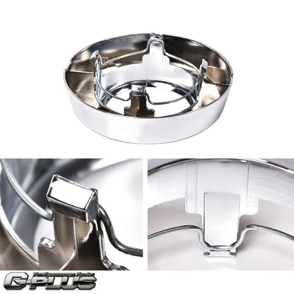 G-PLUS Front Wheel Center Cap 1 Piece Compatible with 1994-2008 4WD Van E150 E250 E350 F250 F350 Chrome Hub Cap