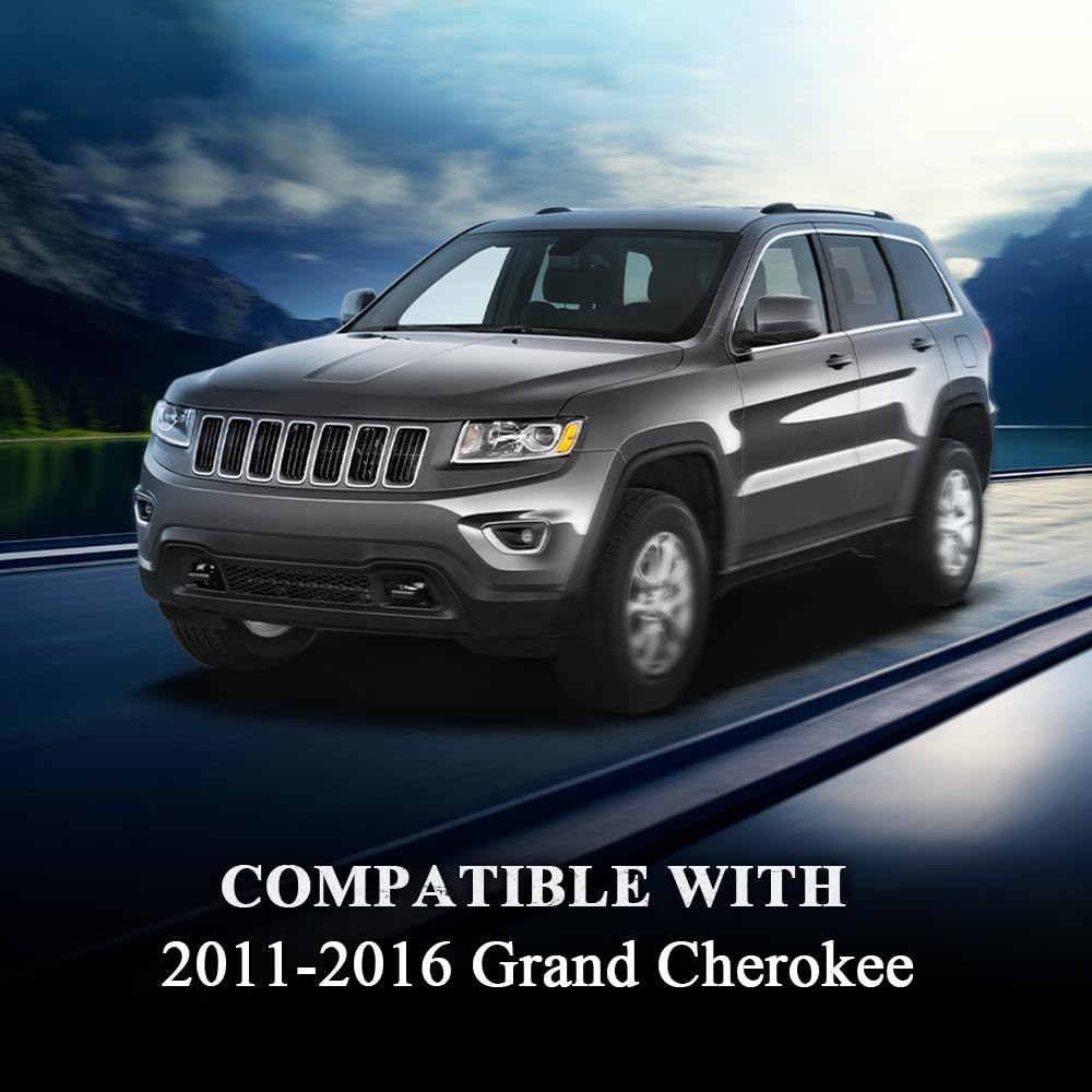 G-PLUS Front Left Driver Side Fender Flare, Compatible with Jeep Grand Cherokee 2011 2012 2013 2014 2015 2016, Wheel Opening Molding Trim