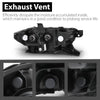 G-PLUS Headlights Compatible with 2016-2022 Toyota Tacoma,Headlamps w/o LED DRL Clear Lens Black Housing Amber Reflector, Left Driver & Right Passenger TO2502243, TO2503243 faros delanteros