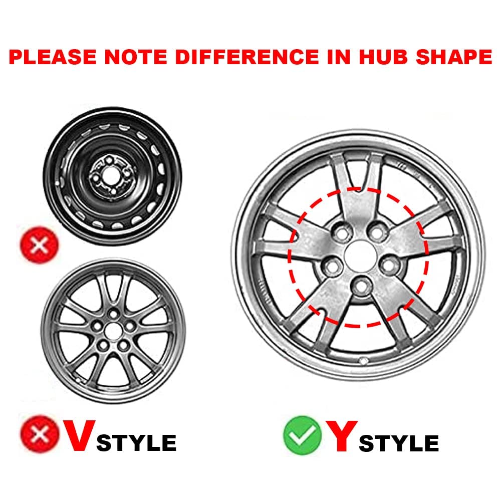 G-PLUS Hubcap Wheel Cover 16'' 5-Spoke Silver Compatible with Toyota Prius 2012 2013 2014 2015 61167-570 61167