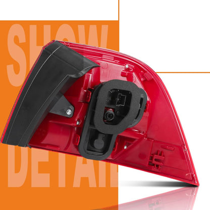 G-PLUS LED Tail Light Left Side Compatible with VW Touareg 2013 2014 2015 2016 7P6945207A, VW2804122, 7P6945207 Red