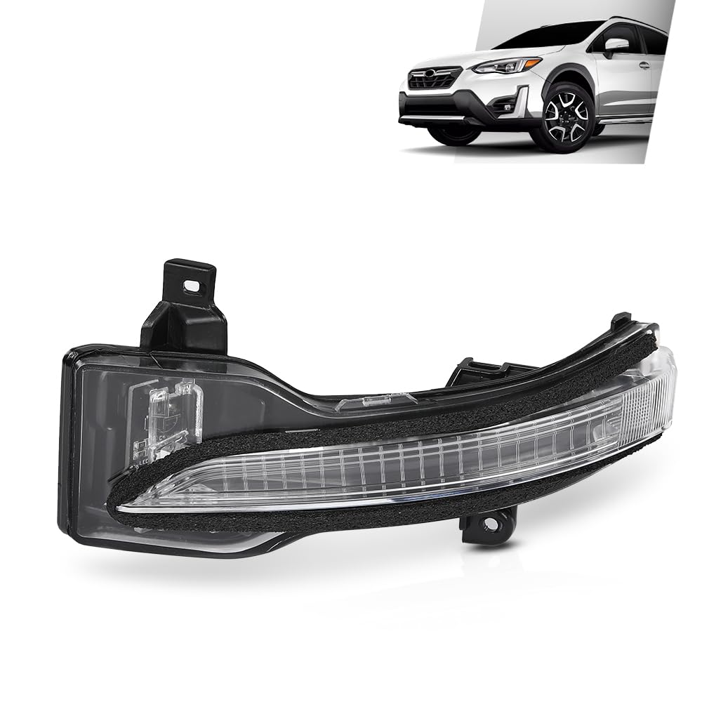 G-PLUS Exterior Mirror Turn Signal Light Lamp Driver Side Compatible with Subaru Ascent/Forester 2019-2022,Fit Subaru Crosstrek 2018-2023,Fit Subaru Legacy/Outback 2018-2019 84401FL010