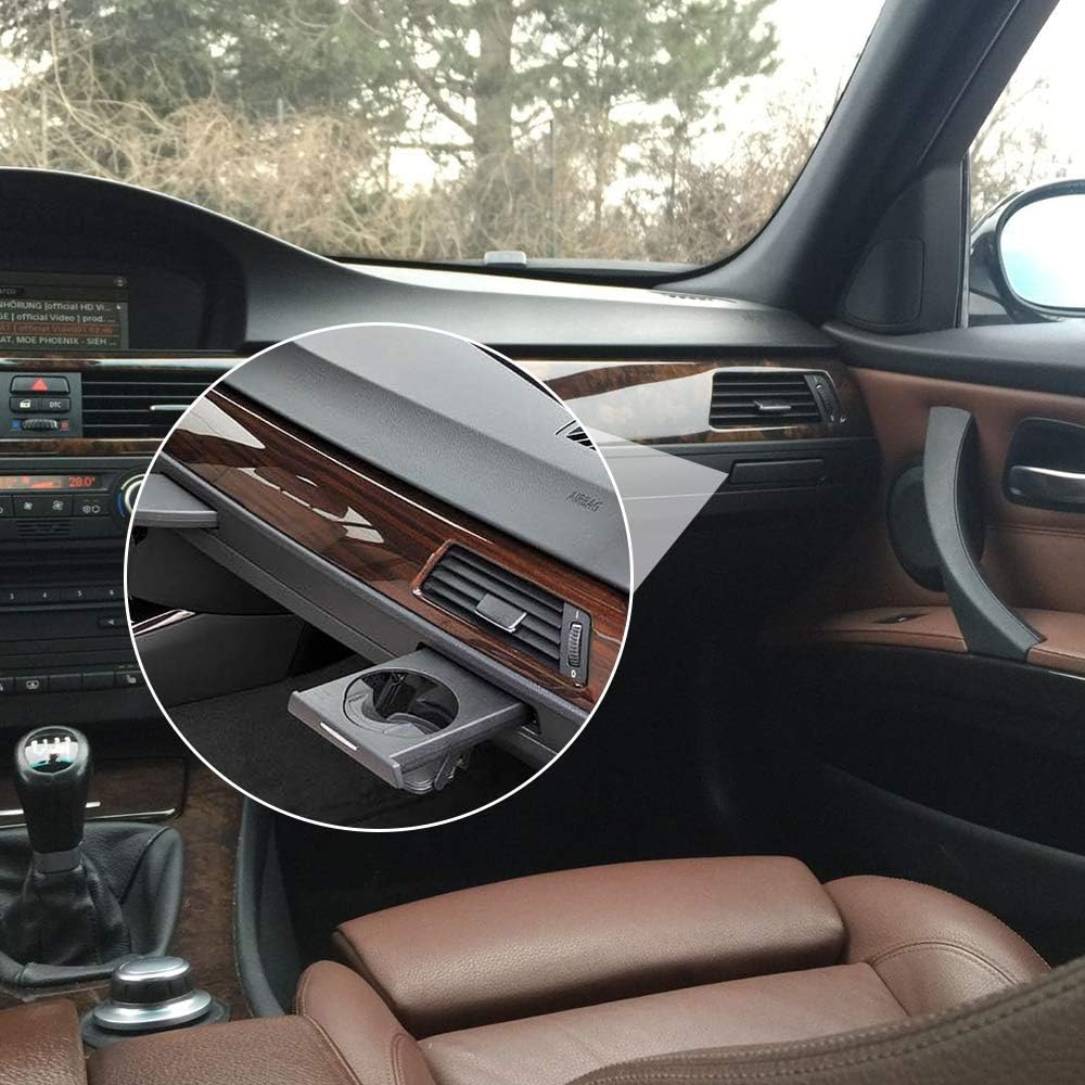 G-PLUS Driver Side Retractable Cup Holder Rack Compatible with BMW 3 Series E90 E91 E92 E93 2007-2013 51459173469