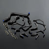 G-PLUS Silicone Radiator & Heater Hose Pipe Kit Clamps Compatible With Honda Accord CB7 F22a F20a 1990-1993, Black