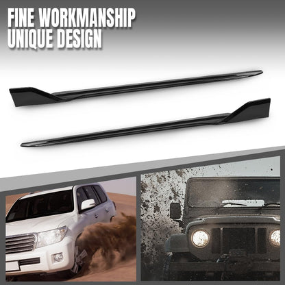 G-PLUS Side Skirts Extension Rocker Panels Compatible with BMW G05 X5 LCI 2019 2020 2021 2022 2023 2024 2025 M Sport Only, Not Fit M Competition, Glossy Black