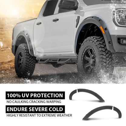 G-PLUS Rear Fender Flares 4 PCS Compatible with Ford Explorer 2020 2021 2022 Wheel Flares Left Driver & Right Passenger Side