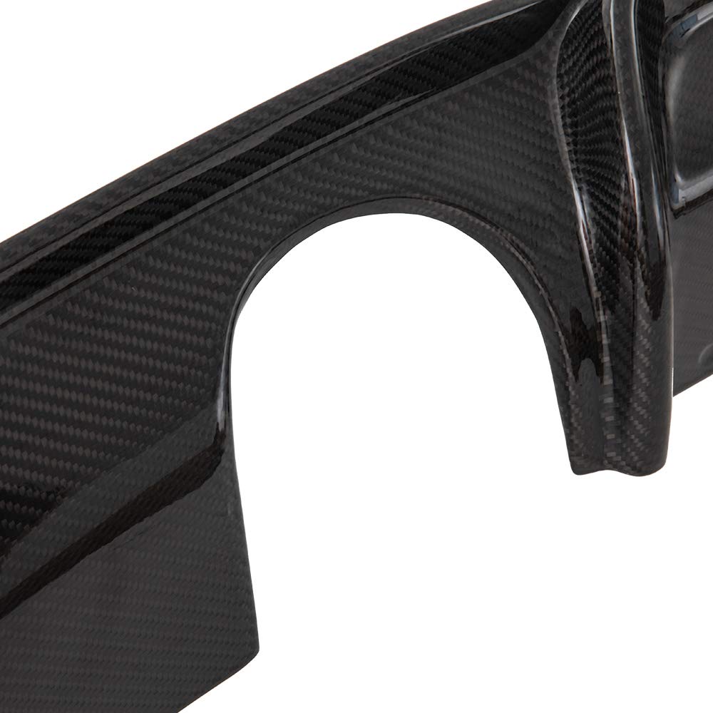 Carbon Fiber Rear Bumper Diffuser Lip Replacement for BMW F30 3 Series 320i 328i M Sport 2012-2018