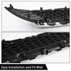 G-PLUS Front Upper Bumper Grille Assembly Compatible with Kia Optima LX EX 2016 2017 2018 Chrome ABS Grill 86350-D5020,KI1200189