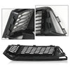 G-PLUS Front Bumper Fog Light Lamp Cover Grille Driver and Passenger Side Compatible with Audi A5 S-Line / S5 B8 RS5 2008-2012,NOT fit A5 Standard Bumper 8T0807682D 8T0807681B Honeycomb Style