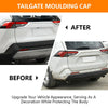 G-PLUS Liftgate Tailgate Finish Molding Strip Compatible with Toyota RAV4 2019-2022 768020R030 TO1904106 Black Rear Door Lower Molding Trim Panel