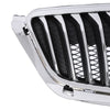 G-PLUS Front Grille Black with Chrome Molding Compatible with 2013 2014 2015 BUICK Encore 16 Encore AWD 95292990, 95384115, 25980527, GM1200690