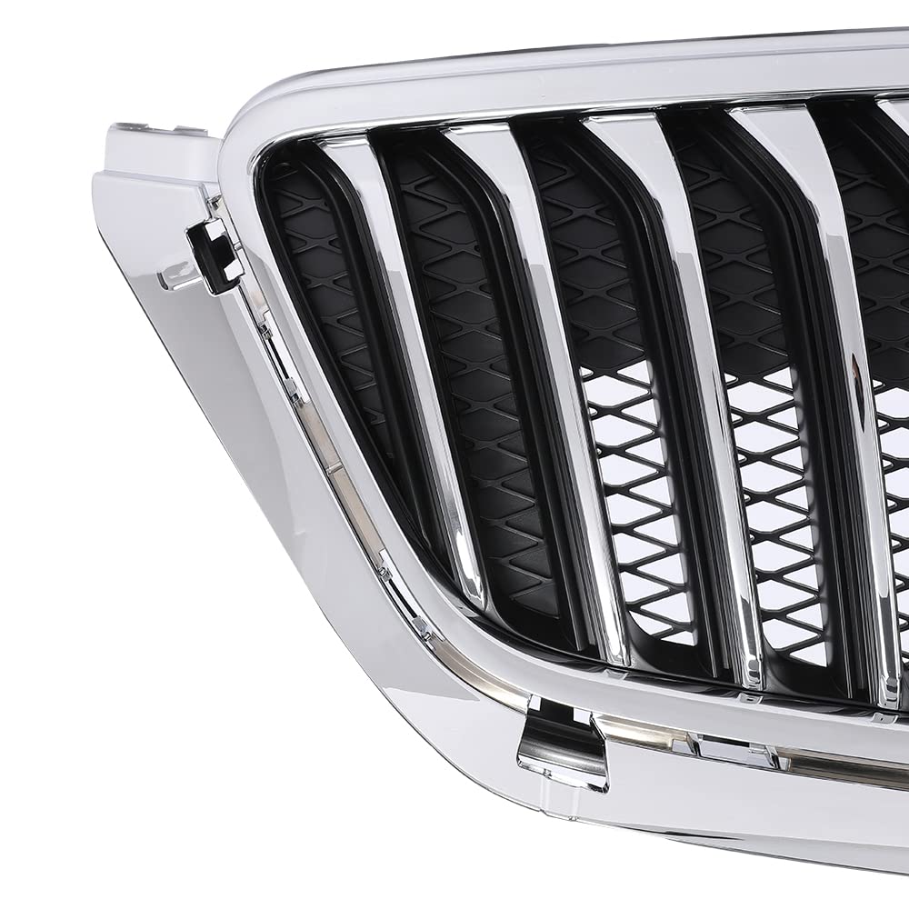 G-PLUS Front Grille Black with Chrome Molding Compatible with 2013 2014 2015 BUICK Encore 16 Encore AWD 95292990, 95384115, 25980527, GM1200690