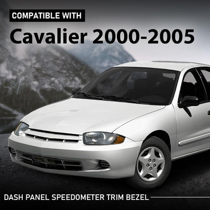 G-PLUS Dash Panel Speedometer Trim Bezel Compatible with Chevy Cavalier 2000-2005 22698064