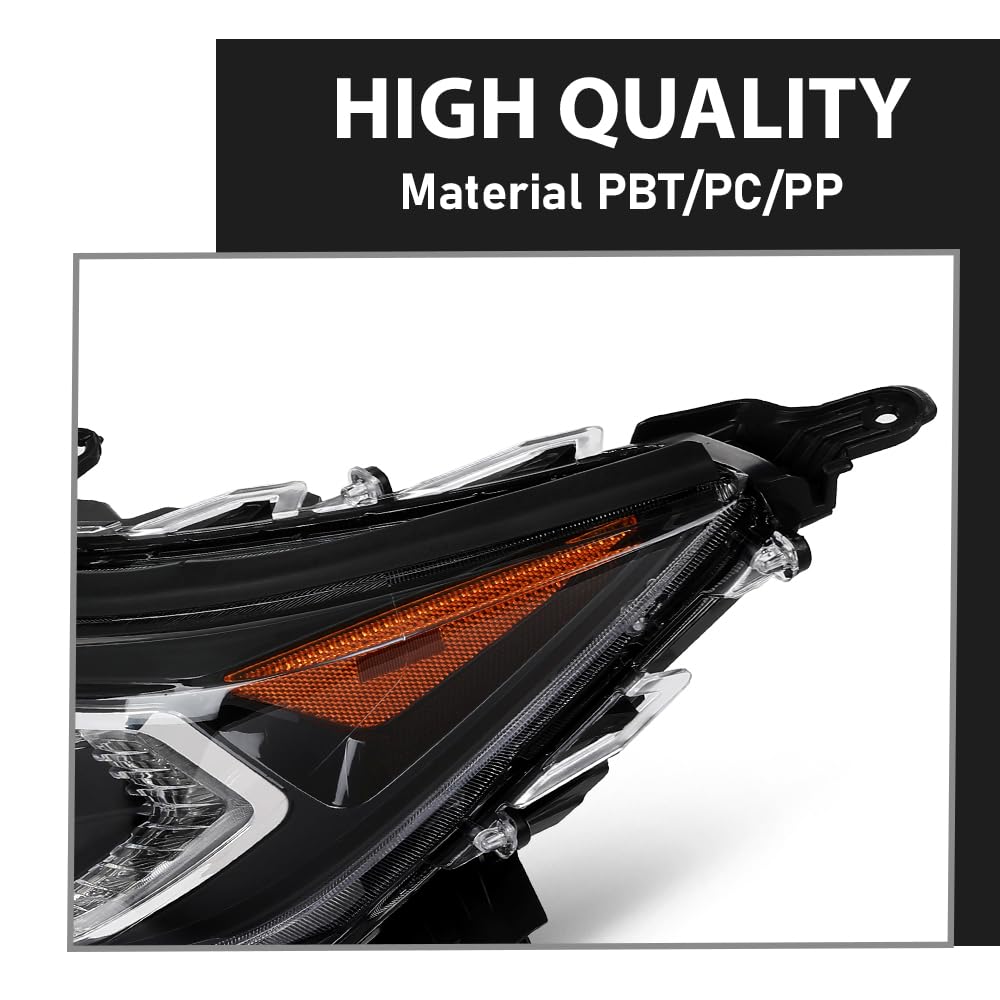 G-PLUS LED Headlights Assembly Front Headlamp Left Compatible with Toyota RAV4 XLE Hybrid XSE/Limited 2019-2022 81150-0R162 Bumper Headlamps,faros delanteros